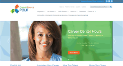 Desktop Screenshot of careersourcepolk.com